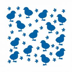 Трафарет Фон Цыплята 13*13см (TR-2)