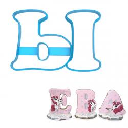 Вырубка для пряников Буква Ы высотой 8 см (3D)
