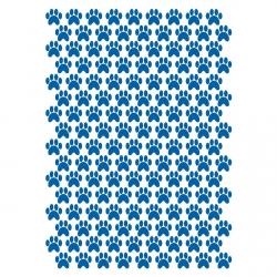 След тигра 0,9 см  фоновый трафарет для пряника (TR-2)