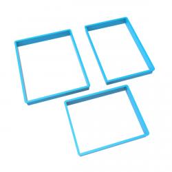 Набор вырубок для пряничной шкатулки высотой 6,5 см (3D)