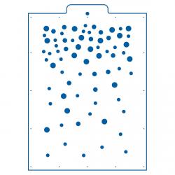 Снег трафарет для торта 25*17 см (TR-4)