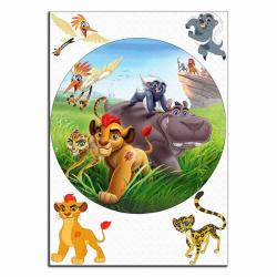 Король Лев вафельная картинка