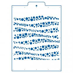 Пузырьки трафарет для торта 20*20 см (TR-4)