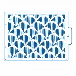 Волны трафарет для торта 24*18 см (TR-4)