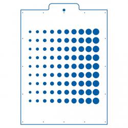 Конфетти 2 трафарет для торта 17,5*16,5 см (TR-4)