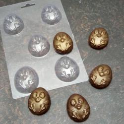 Цыпленок пасхальный молд для шоколада 4*3 см пластик 5 шт