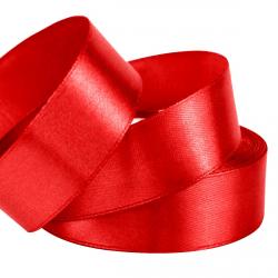 Стрічка атласна 2,5 см Червона 23 м Стрічка атласна 2,5 см Червона 23 м