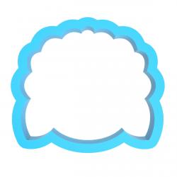 Вырубка для пряников Барашек 6,5*7,5 см (3D)