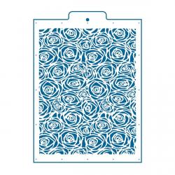 Розы трафарет для торта и каравая 18*23 см (TR-4)