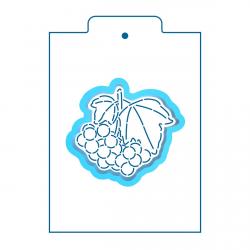 Калина вырубка с трафаретом 8,5*9,3 см (TR-2)