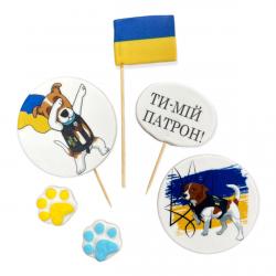 СЛАДО топперы для капкейков Пес Патрон