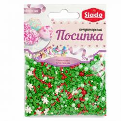 Посыпка кондитерская Коктейль Рождественский праздник, 50 г фото