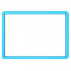 Вырубка для пряников Письмо от Николая 13*9 см (3D)
