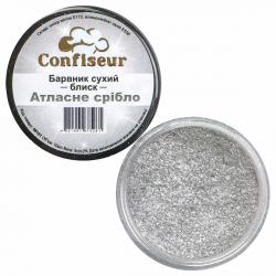 Confiseur Атласное серебро краситель сухой блестки 10 мл