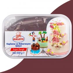 Мастика Сахарная вуаль Ovalette Коричневая 500 г