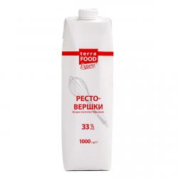 Сливки молочные ультрапастеризованные Terra Food Expert 33 % 1л