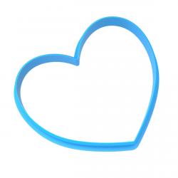 Вырубка для пряников Сердце 7,5*8,7 см (3D)