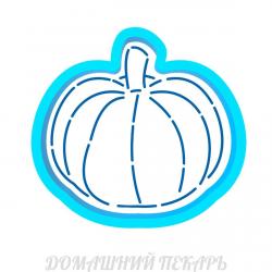 Тыква 11 вырубка с трафаретом 7*7,5 см (TR-2)