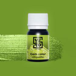 Блестящий краситель Yero Gem gel  Хризолит 15 г