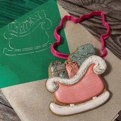 Сани вирубка з трафаретом 10*10 см (TR-2) Сани вирубка з трафаретом 10*10 см (TR-2)