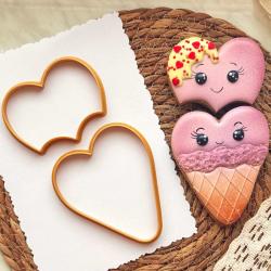 Мороженое сердечко набор вырубок с трафаретом 6-10 см (TR-2) Мороженое сердечко набор вырубок с трафаретом 6-10 см (TR-2)