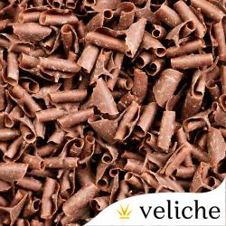 Посыпка шоколадная Завитки Молочный шоколад Veliche (50 гр.)