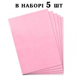 Ультратонкая вафельная бумага для цветов Розовая набор 5 шт