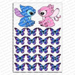 Стич Stitch 2 вафельная картинка
