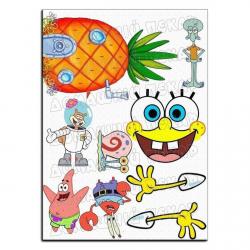 Спанч Боб Sponge Bob вафельна картинка