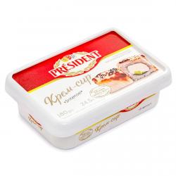 Крем-сир Президент Intense 24,5% 180 г Крем-сир Президент Intense 24,5% 180 г