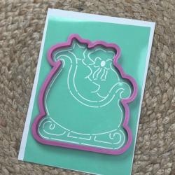 Санчата вирубка з трафаретом 14*12 см (TR-2)