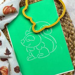 Білочка вирубка з трафаретом 10*9,5 см (TR-2)