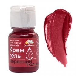 Краситель крем-гель Confiseur жирорастворимый Красный тюльпан 15 мл Краситель крем-гель Confiseur жирорастворимый Красный тюльпан 15 мл