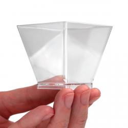 Склянка креманка для фуршету, Candy Bar Квадратна 65 мл (02) Склянка креманка для фуршету, Candy Bar Квадратна 65 мл (02)