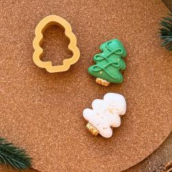 Ялинка міні вирубка для пряників 3,5 см (3D)