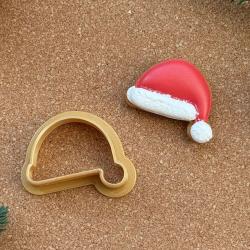 Шапка Санти міні вирубка для пряників 4,4 см (3D)