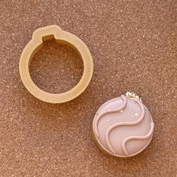 Ялинкова іграшка міні вирубка для пряників 3,2 см (3D)