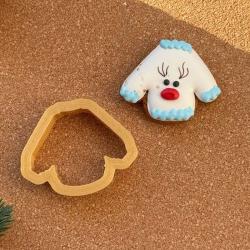 Светрик міні вирубка для пряників 4 см (3D)