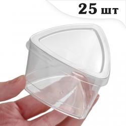Склянка з кришкою для десертів Candy Bar Трикутна (25 шт) Склянка з кришкою для десертів Candy Bar Трикутна (25 шт)