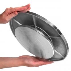 Поворотний стіл для торта подвійний 300 мм нержавіюча сталь Поворотний стіл для торта подвійний 300 мм нержавіюча сталь