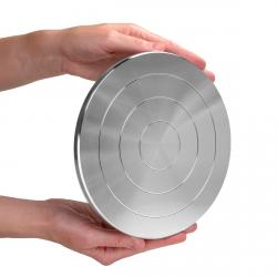 Поворотний стіл для торта подвійний 200 мм нержавіюча сталь Поворотний стіл для торта подвійний 200 мм нержавіюча сталь