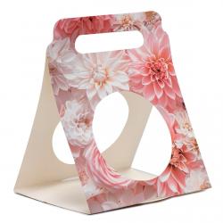 Коробка для контейнера купола Рожеві квіти Коробка для контейнера купола Рожеві квіти