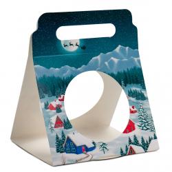 Коробка для контейнера купола Будиночки Коробка для контейнера купола Будиночки