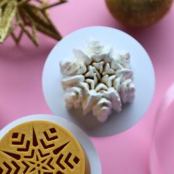 50-72 Насадка Сніжинка Авторська кондитерська гігант 5 см (3D) 50-72 Насадка Сніжинка Авторська кондитерська гігант 5 см (3D)