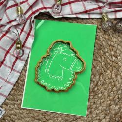 Лошадка 10 вырубка с трафаретом 11*10,3 см (TR-2)