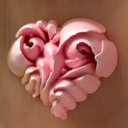 50-75 Насадка Серце Авторська кондитерська гігант 5 см (3D)