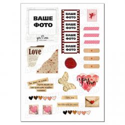 Наклейки Історія Кохання you and me індивідуальні (N) Наклейки Історія Кохання you and me індивідуальні (N)