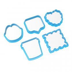 Кохання 1 набір міні-вирубок для пряників 5,5 см 5 шт (3D)