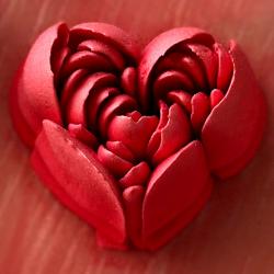 50-76 Насадка Сердечко Авторская кондитерская гигант 5 см (3D)