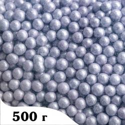 Посипка кондитерська рисова перламутрова Бузок 2 мм, 500 г